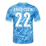 Nogometni Dresovi Portugal Diogo Costa 22 Golmanski Euro 2024 Plava Kratkih Rukava